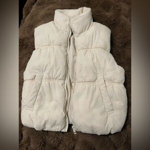 Love tree faux Puffer Vest